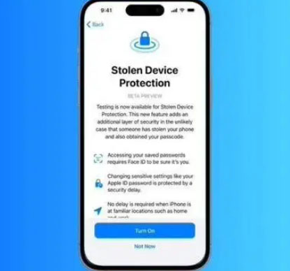 精河苹果授权维修店分享被盗设备保护功能开启方法 