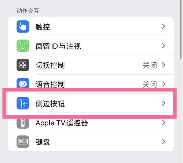 精河苹果14维修店分享iPhone14 Plus侧键双击下载功能关闭方法 