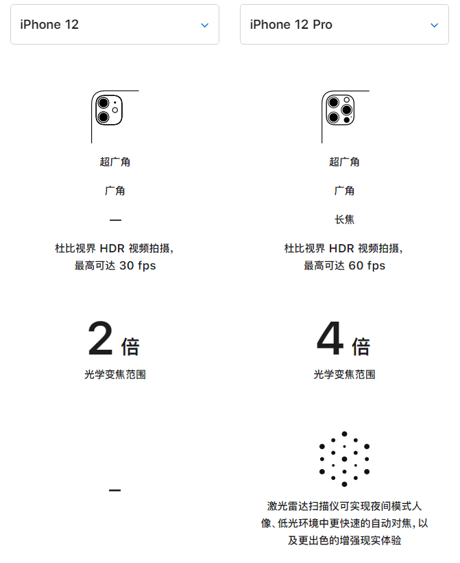 精河苹果手机维修分享苹果 iPhone 12 与 iPhone 12 Pro 选哪款 